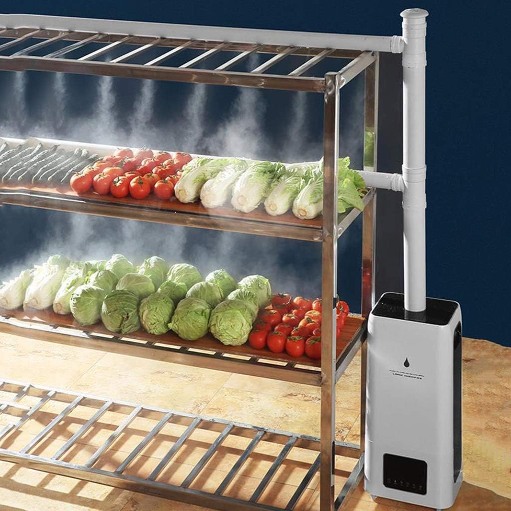 Humidifiers 23.8L Large-Capacity Industrial can be connected to the Faucet Commercial Fruit and Vegetable Fresh-Keeping Workshop Supermarket Quad-core Giant Fog Sprayer (mechanical version)