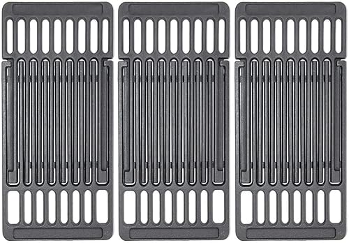 Miniatura 7 de PCBZ0A - Rejilla de cocción de hierro fundido de 6 14 pulgadas de ancho para parrillas de barbacoa, parrillas eléctricas a gas, rejillas de cocción