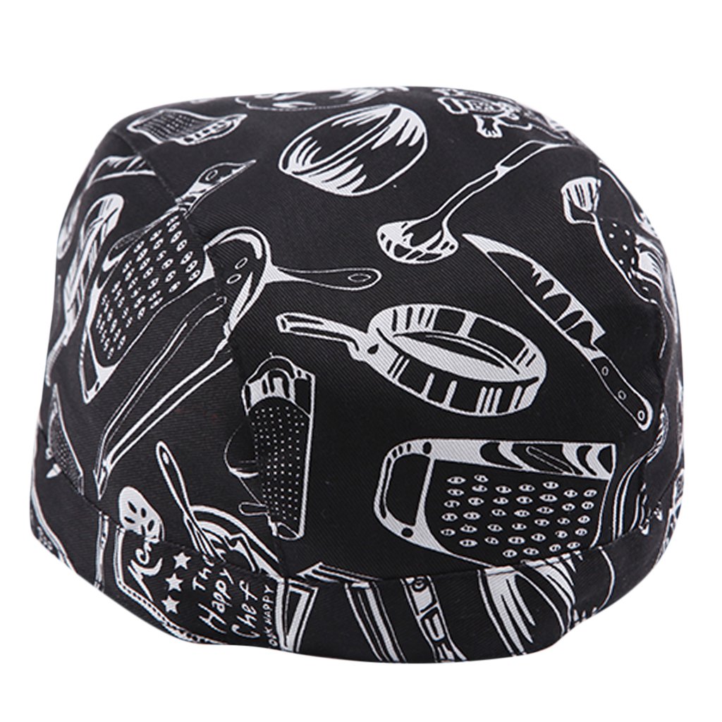 Chefs Skull Cap for Mens Women Catering Clubber,Cooks,Butchers Uniform Hat