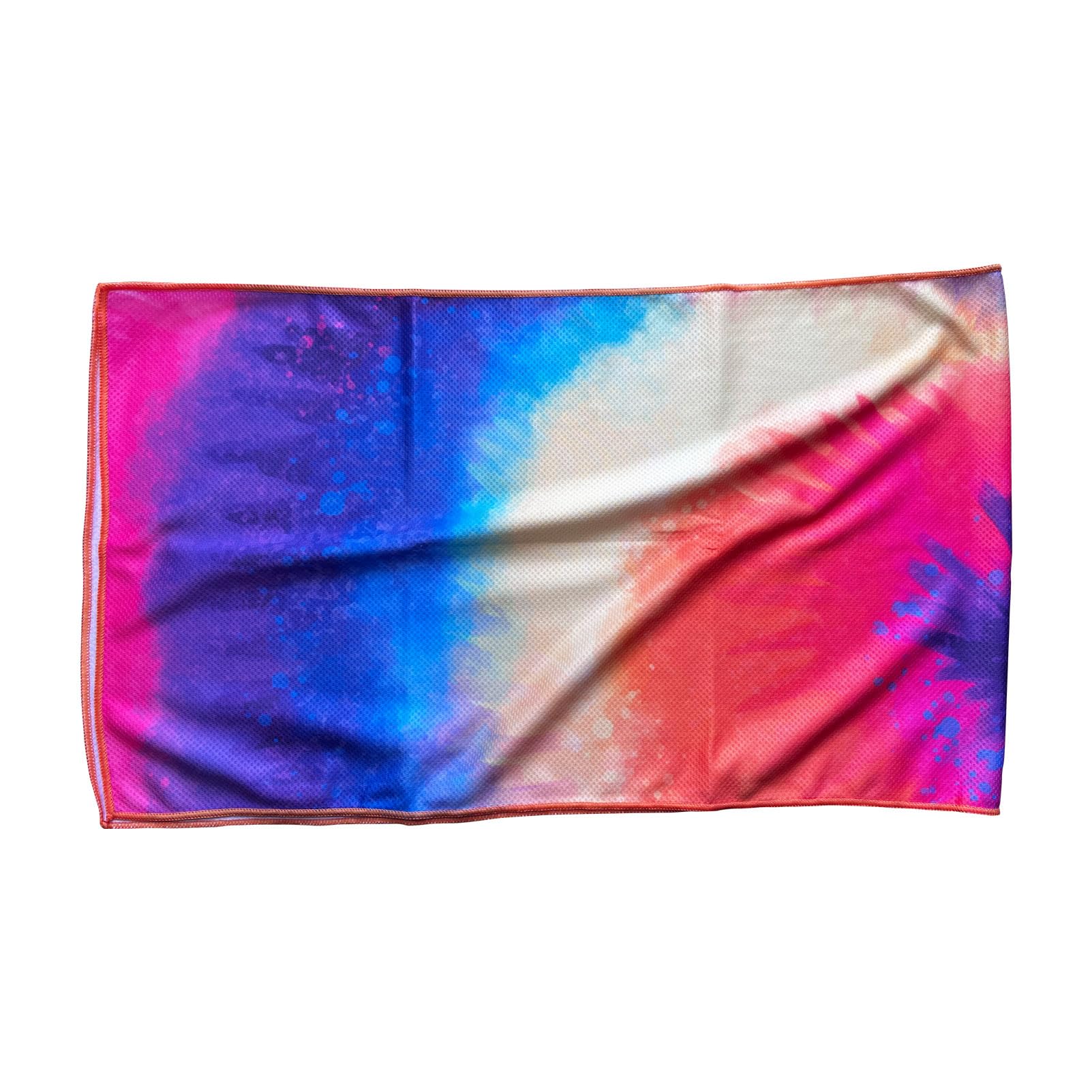 YongColer Tie Dye Rainbow Cooling Towel, Chilly Ice Running Golf Sports Gym Workout Towels for Neck Yoga, 12x40 inches