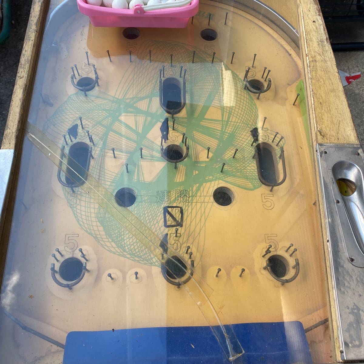 Amazon | 手渡し昭和レトロ スマートボール 当時物 木製 ピン