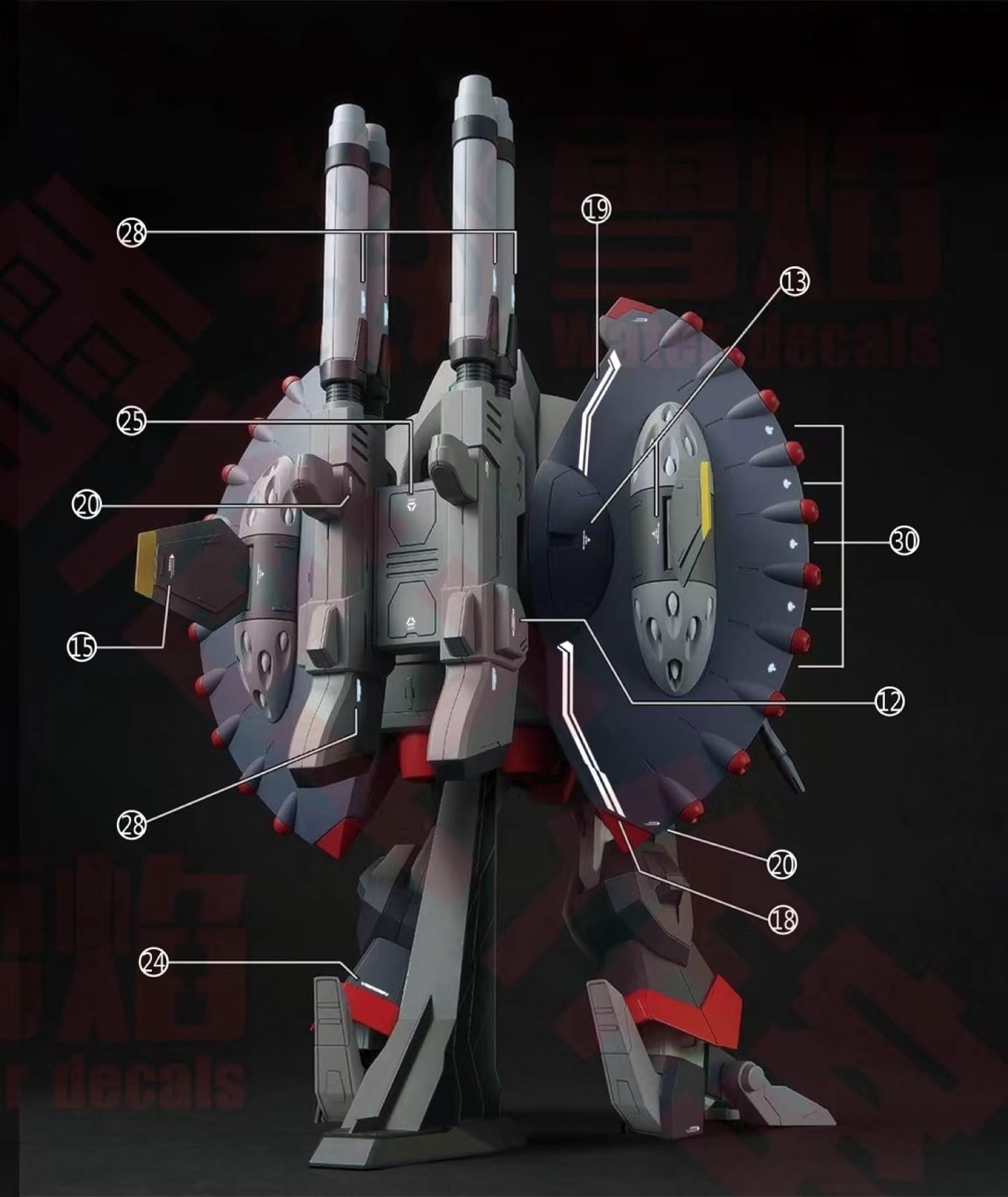 Amazon | 蛍光!! HG RG EG 1/144 ロボット MS 雪社ディテールアップ 