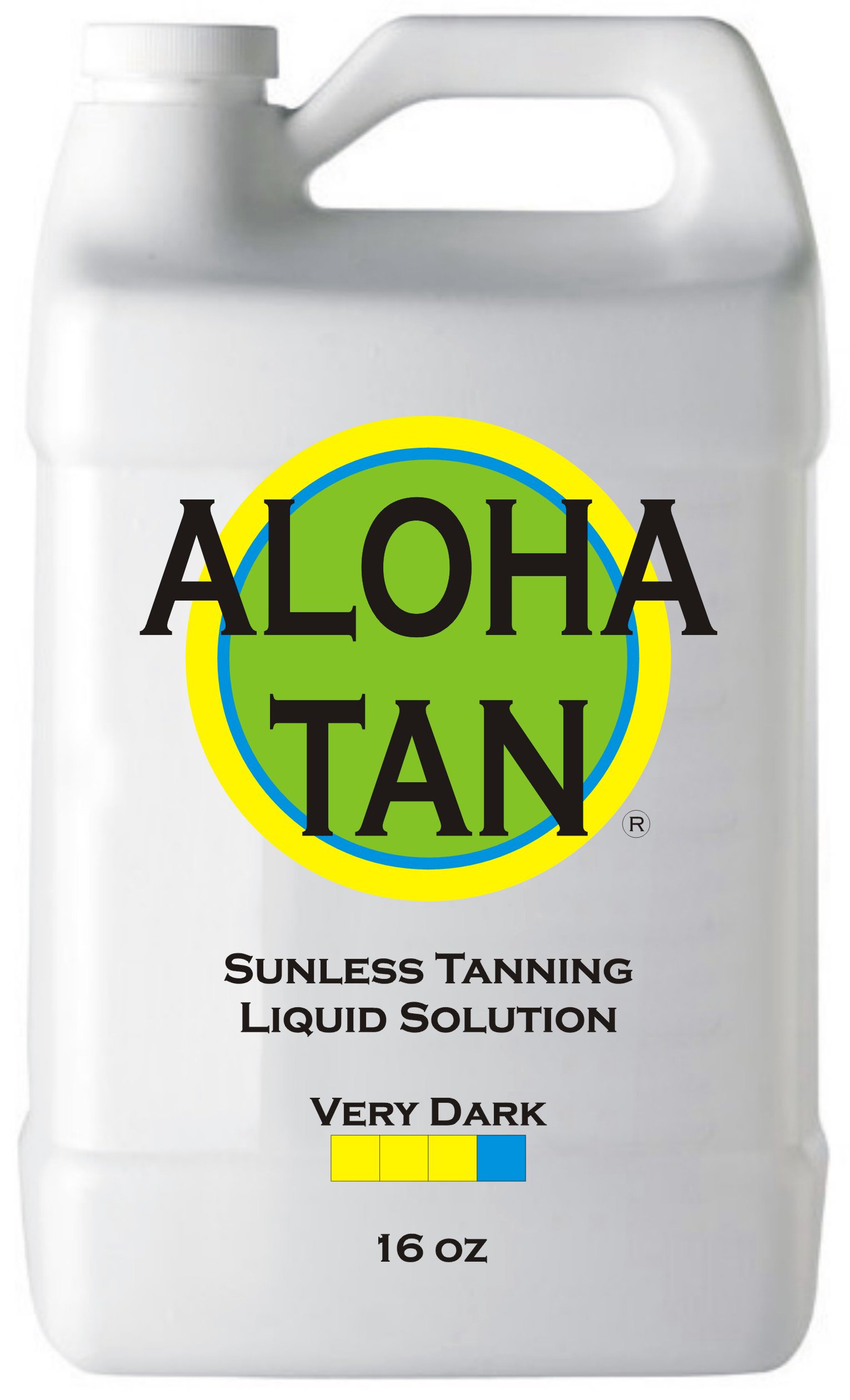 ALOHA TAN – VERY DARK - Spray Tan Solution - 16 oz - Sunless Self Tanning Liquid for Airbrush or HVLP System + INCLUDES: Applicator Mitt, Application