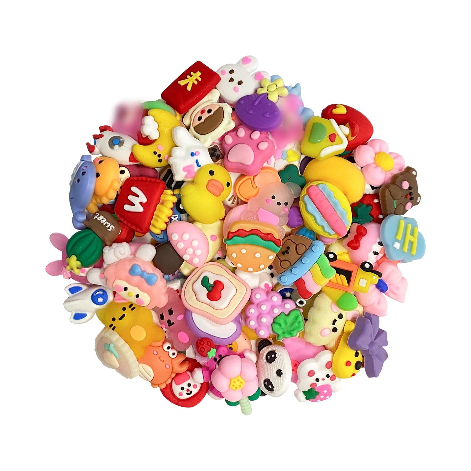 Kalolary Lot De 100 Breloques De Noël Miniatures En Résine à Dos Plat Pour Décoration De Noël, Bonhomme De Neige, Arbre, Clochette Pour Téléphone, Boucles D'oreilles, Noël, Famille, Loisirs Créatifs