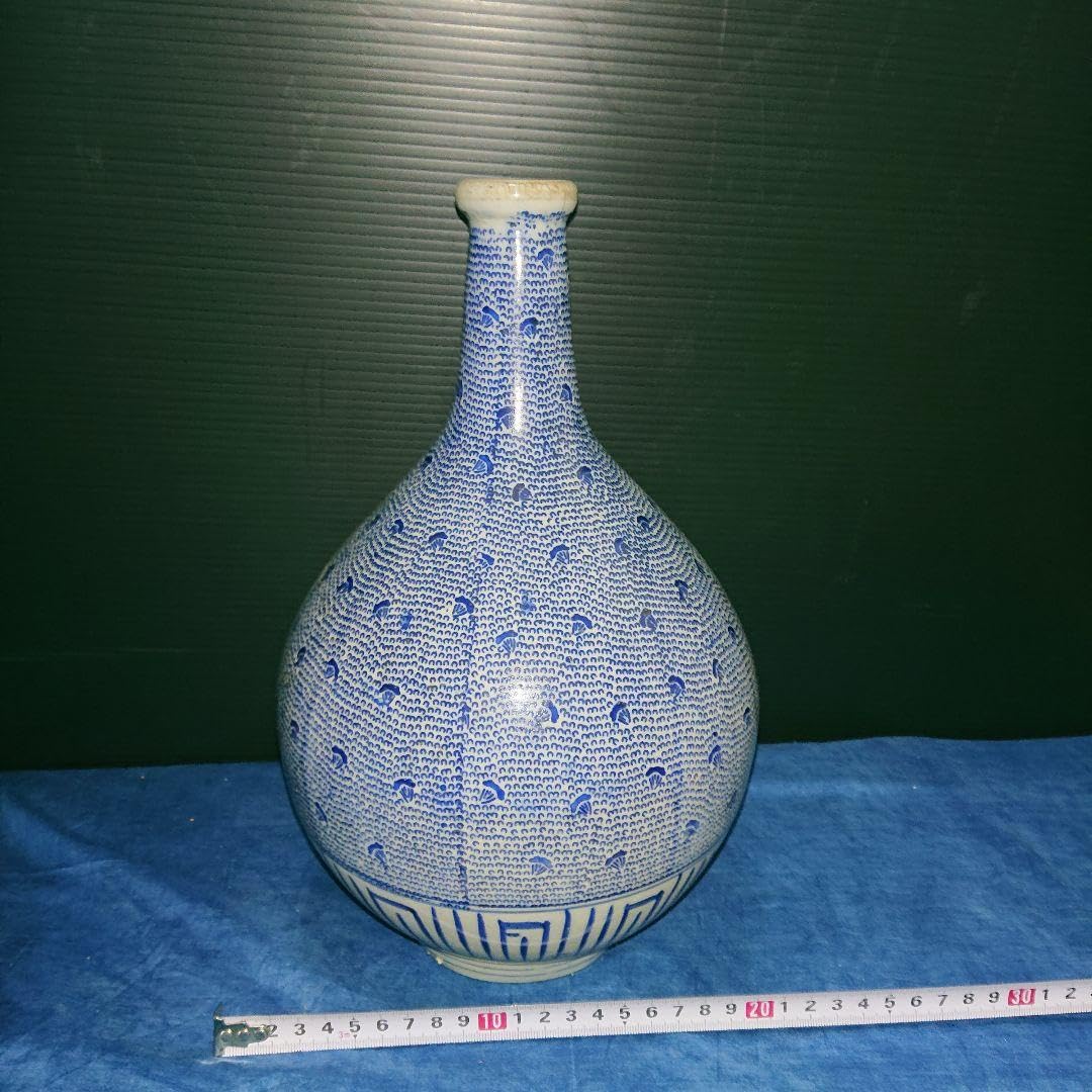 古伊万里、徳利壺染付時代物、江戸期唐草 【公式通販】