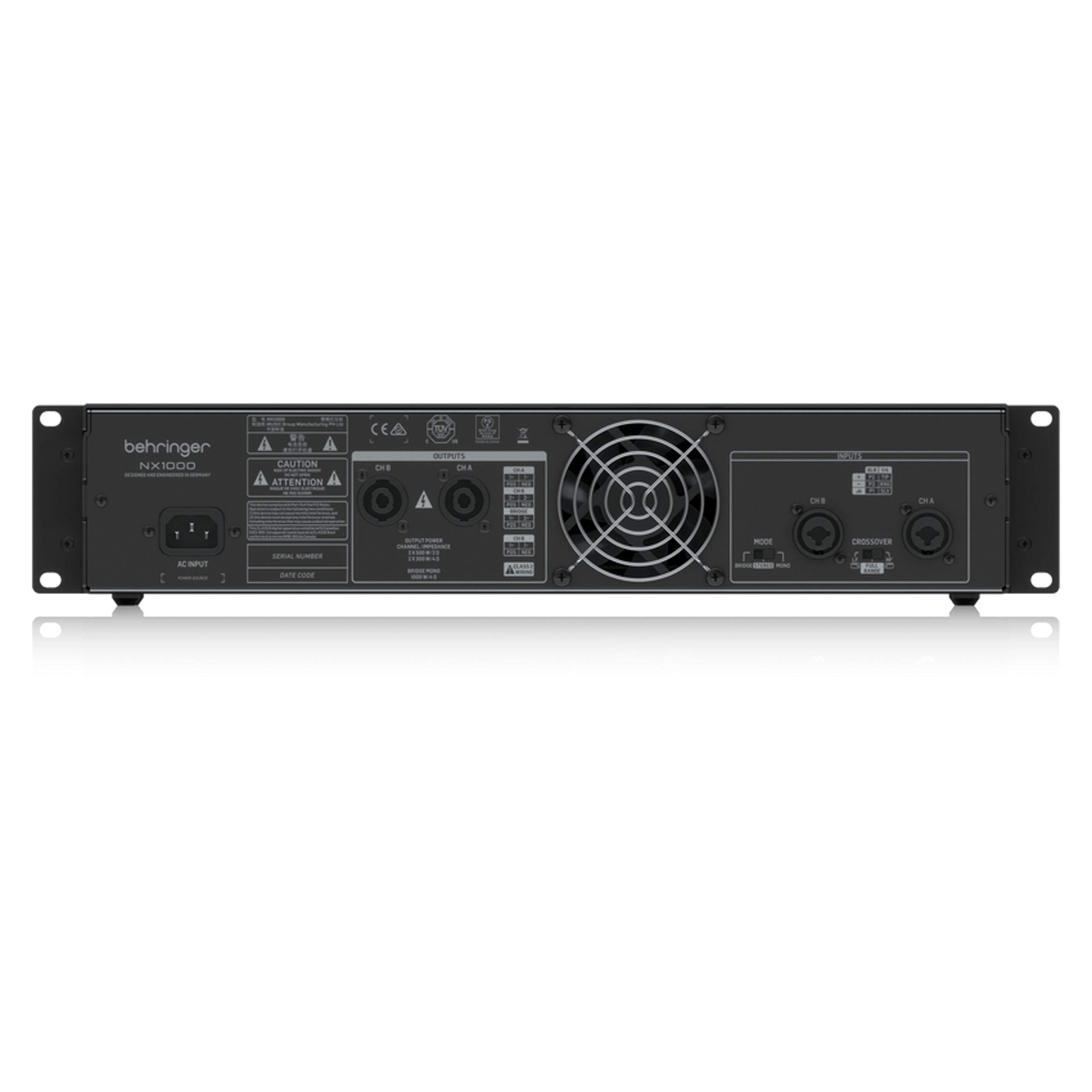Amazon | Behringer パワーアンプ 最大出力500Wx2 スピコンコネクター