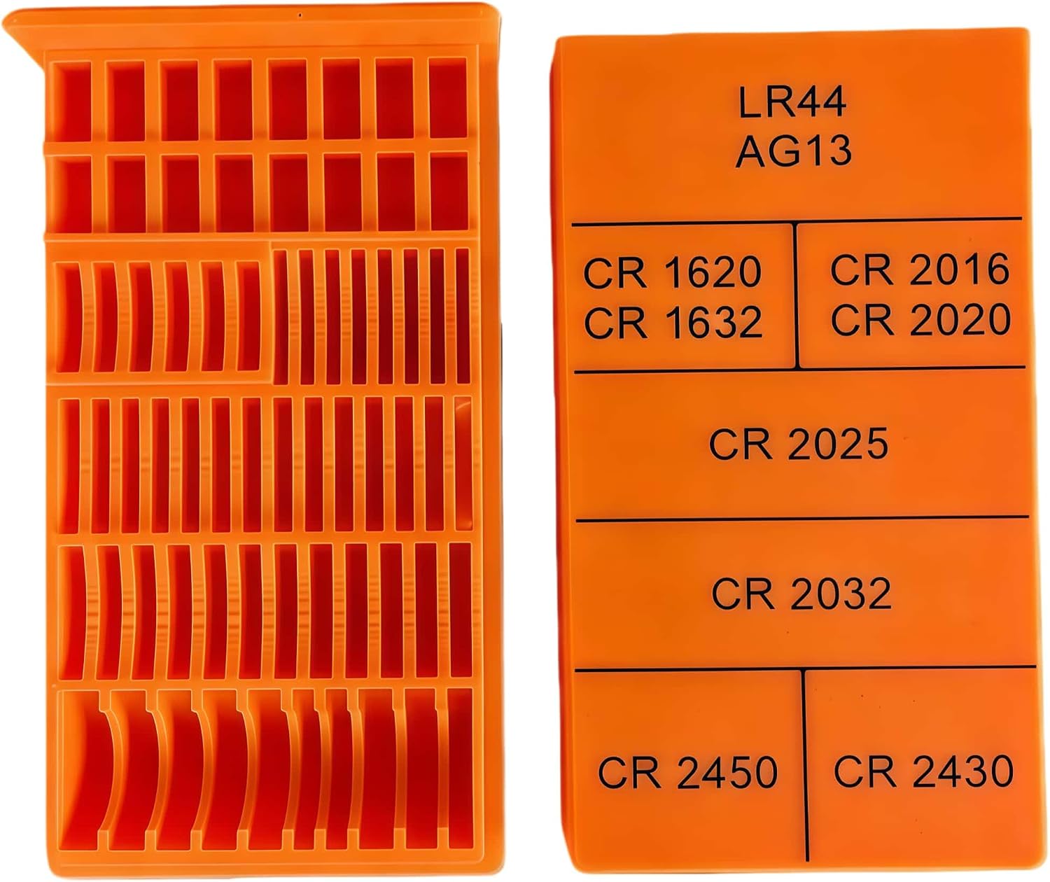 Ultimate CR Coin Battery Organizer, Compact Battery Storage Case for CR2032, LR44 & Small Coin Batteries, Easy Access & Secure Storage at Home or Office