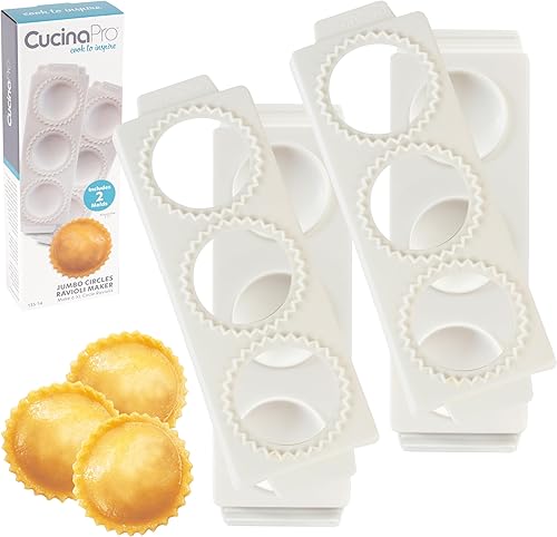 Miniatura 10 de Moldes grandes para ravioles de corazón de 3 pulgadas, 2 unidades, máquina de pasta rellena casera, bandeja de 2 piezas y prensa para hacer 3