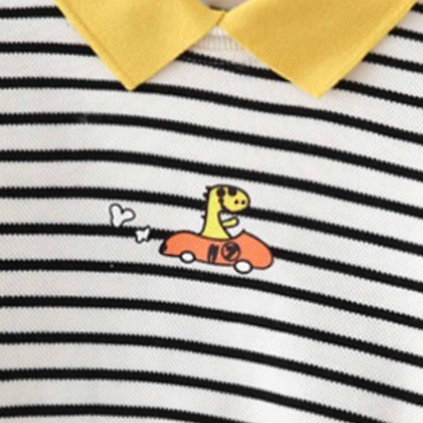 amropi Bebé Niños Conjuntos de Ropa Rayas Suéter Top de Manga Larga y Pantalones Trajes para 0-5 años