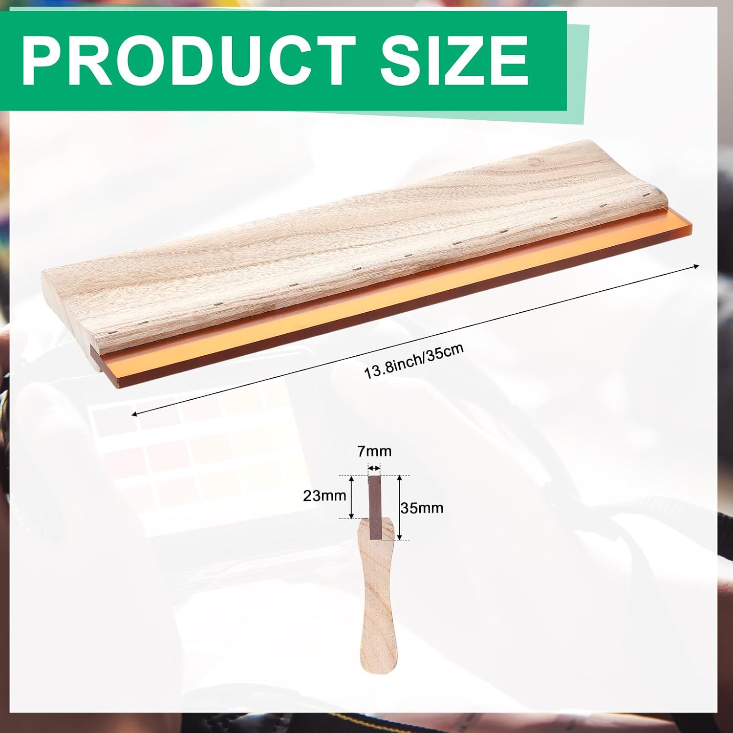 Threlaco 2 Pcs 16'' Dual Edge Aluminum Emulsion Scoop Coater 13.8" Screen Printing Squeegee Emulsion Scoop Art Squeegee for Silk Screen Printing Coating Tool