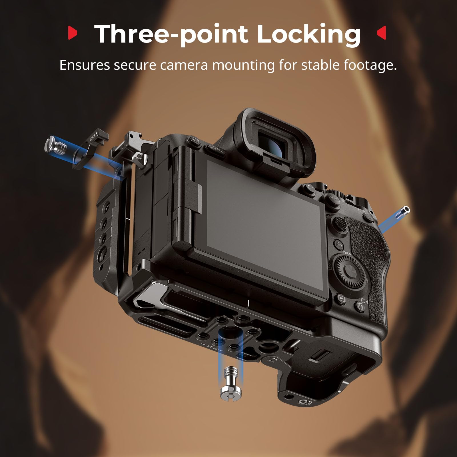 Amazon | SmallRig Alpha 7 V対応 HawkLock クイックリリースケージ