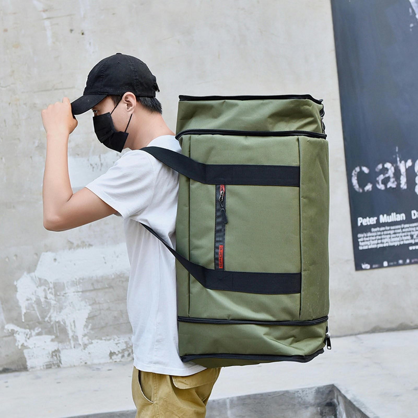 Borsa da Viaggio Borsa Portabagagli, Borsa da Viaggio, Sacchetto Pieghevole Impermeabile del Bagaglio, Sacchetto di Stoccaggio