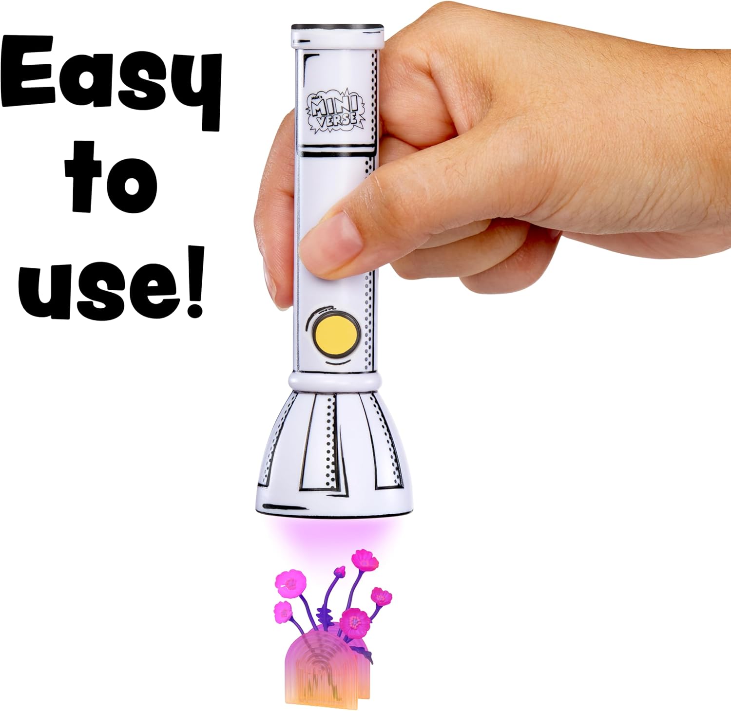 MGA's Miniverse Make It Mini - Flashlight with UV Light, UV Flashlight for Resin Curing, Suitable for Collectors & Kids Ages 8+, NOT Edible