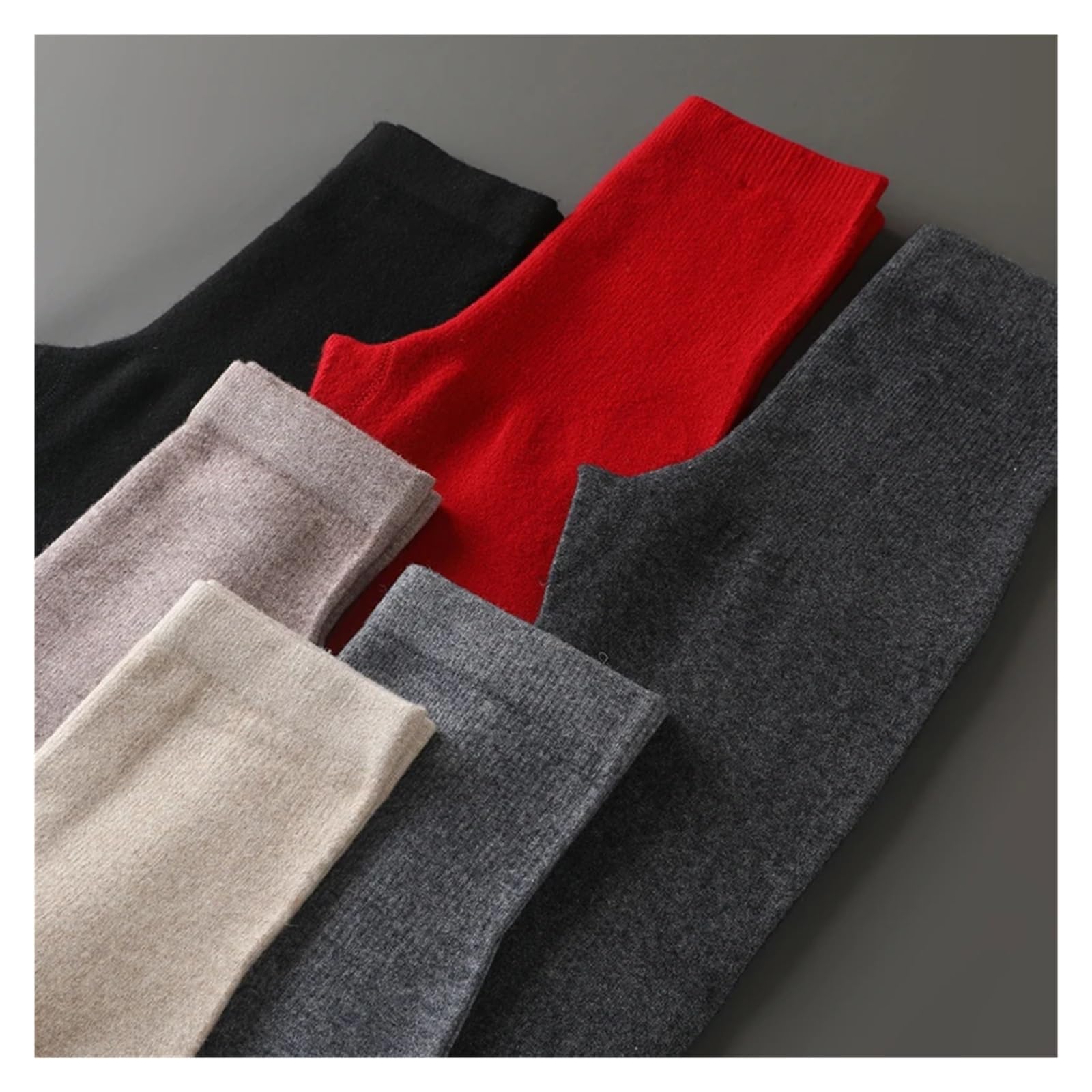 Leggings Termici Pantaloni Donna Autunno Inverno e Pantaloni Lunghi da Donna Elasticizzati(Gray,XL)