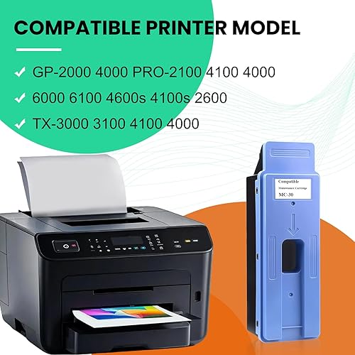 Miniatura 2 de Cartucho de mantenimiento MC-30 de repuesto para impresoras Canon Imageprograf GP-2000 4000 PRO-4600s 4100s 2600 2100 4100 4000 6000 6100 TX-3000