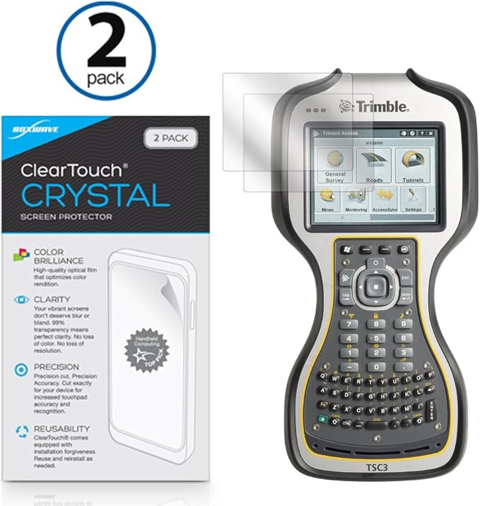 Protector de Pantalla BoxWave ClearTouch para Trimble TSC3 (2 uds) miniatura 2