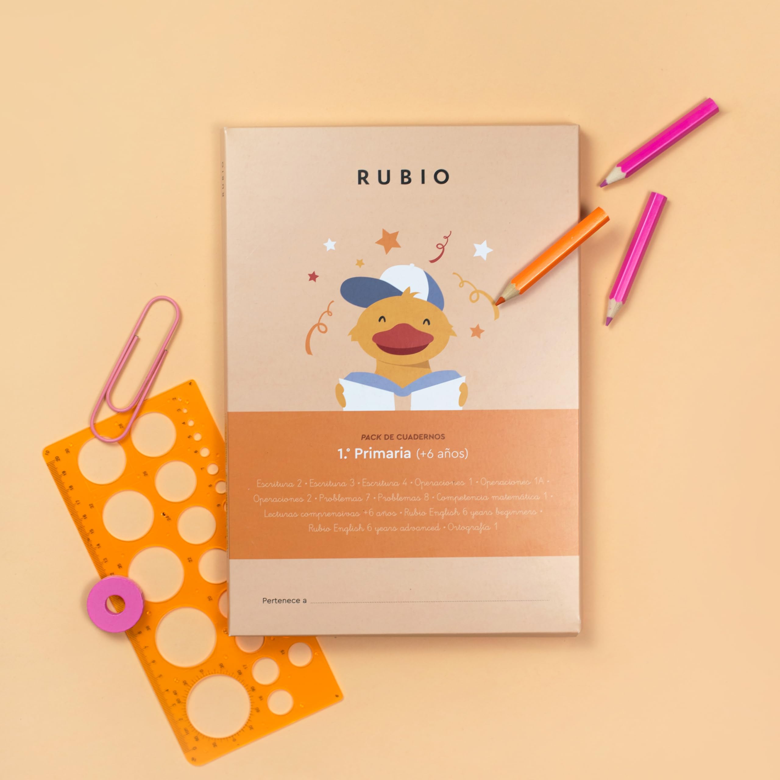 Pack de cuadernos 1.º de Primaria (+6 años)