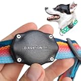 Elevation Lab TagVault AirTag Dog Collar Mount (Single) - IP69 Waterproof, Doesn't Dangle, Fits All Width Collars, Glow in The Dark