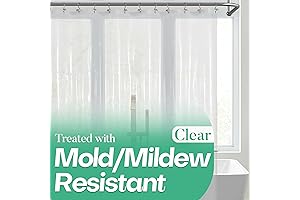 Mrs Awesome Clear Curtain Shower Liner: Pristine Beauty, Unparalleled Clarity