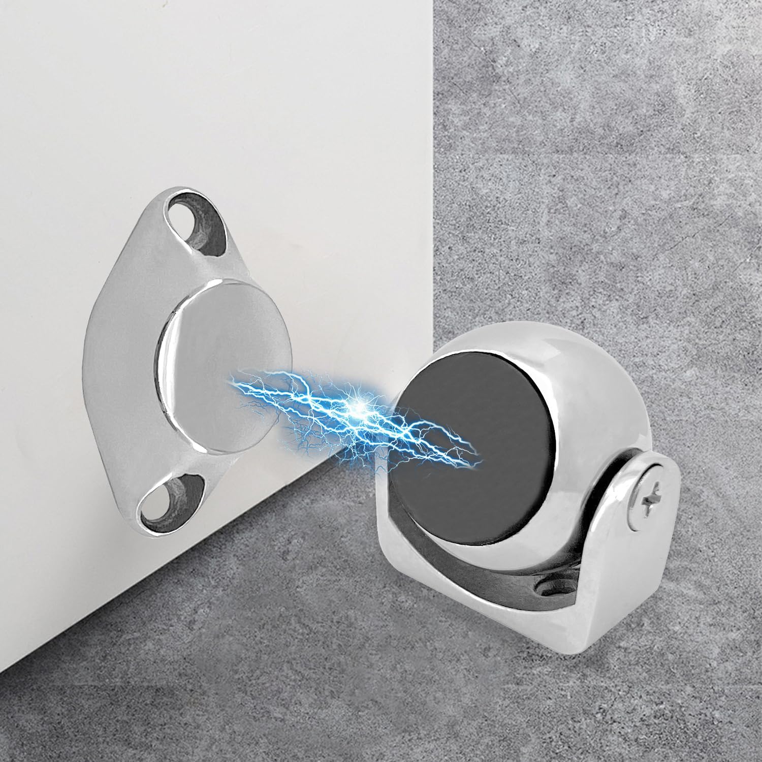 Magnet Door Stopper, 316 Stainless Steel Catch Door Holder Polished Anti-Rust Marine Door Stopper Hardware Accessories for Boat Motorhome Yacht