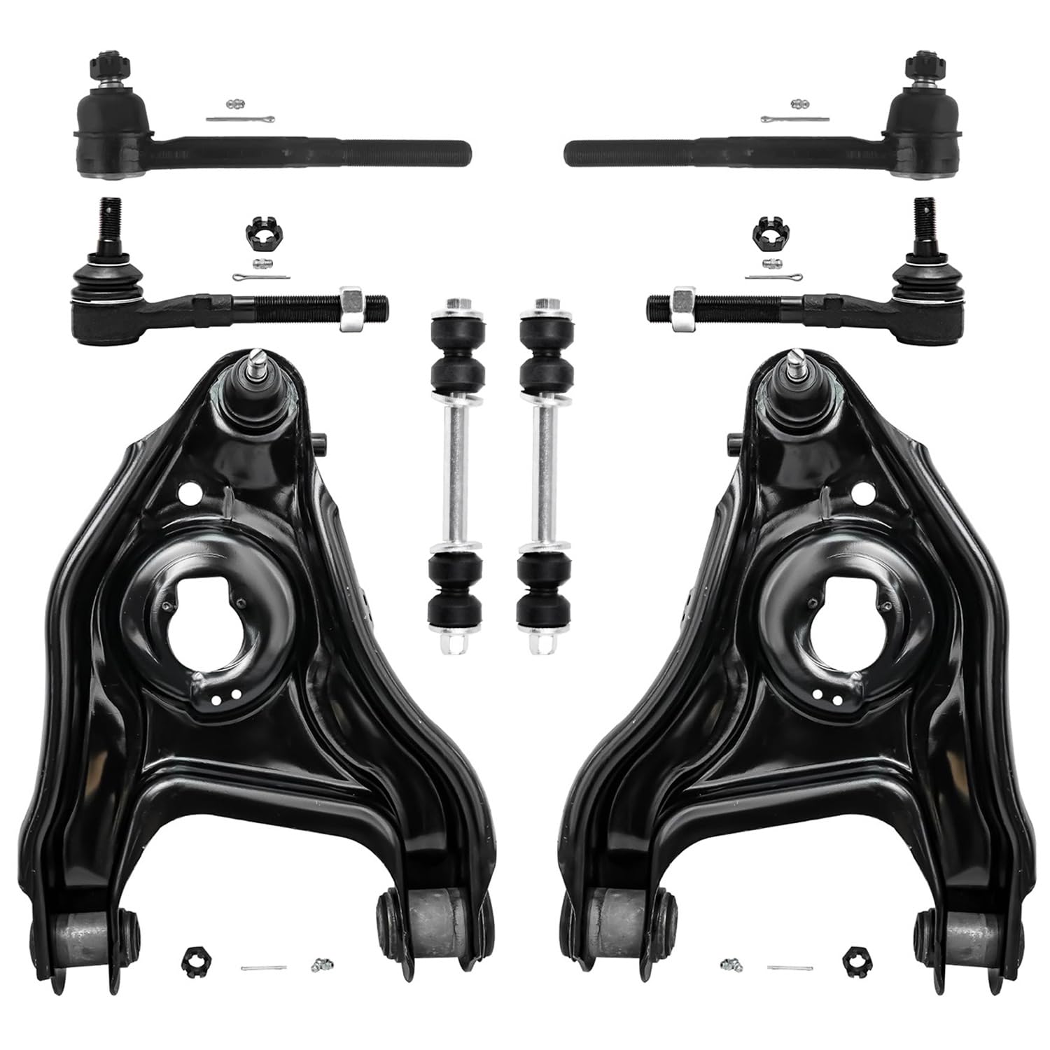 Detroit Axle - New 8-Piece Front Suspension Kit fits 2WD ONLY - (2) Front
