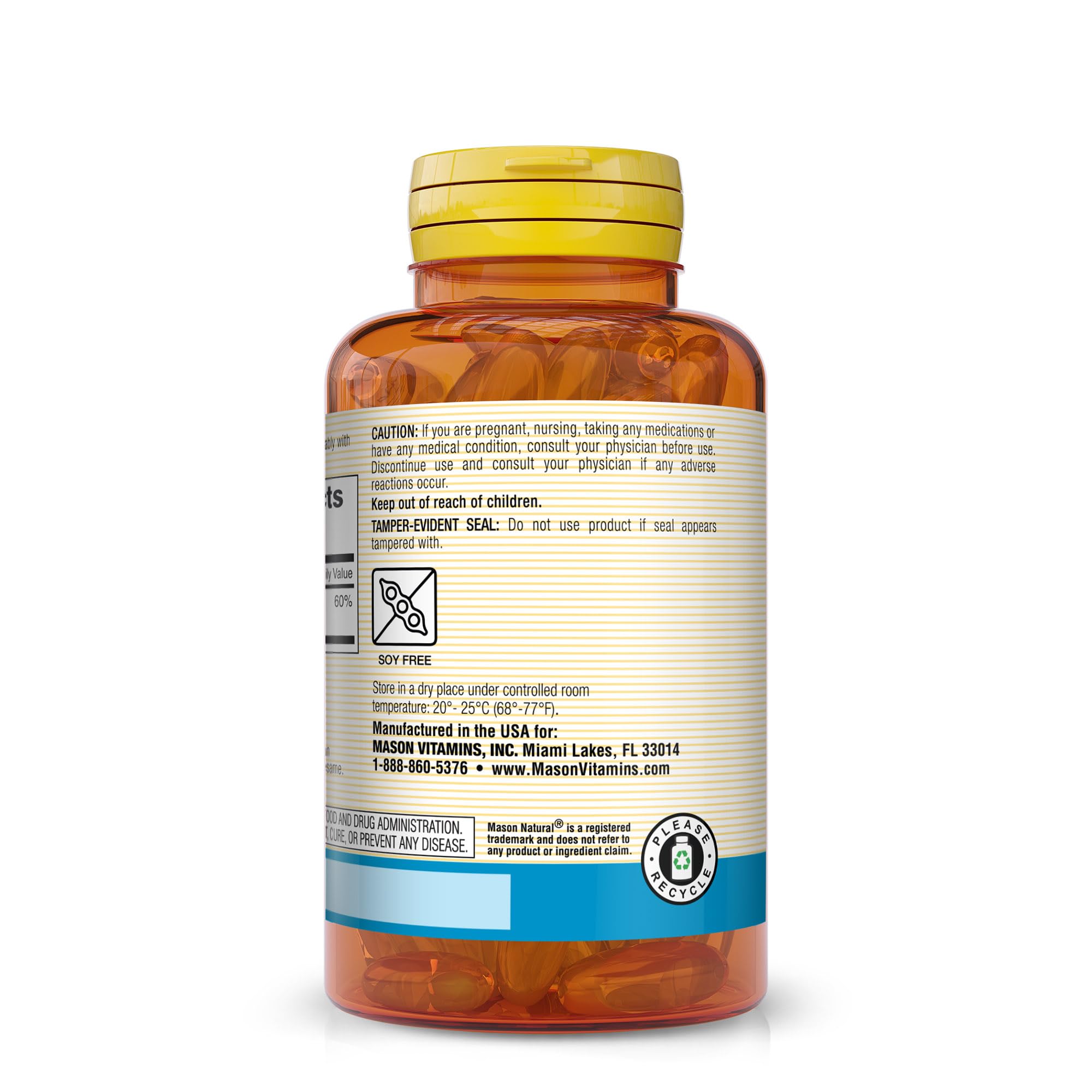 Mason Natural Magnesium Citrate 250 mg, Fast Absorption, 30 Day Supply — Amazon image 3