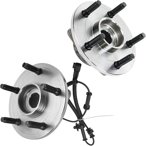 Vista 651 de TRQ Juego de 2 rodamientos y bujes de rueda trasera izquierda y derecha compatible con Ford Expedition 2007-2010 Lincoln Navigator 2007-2010