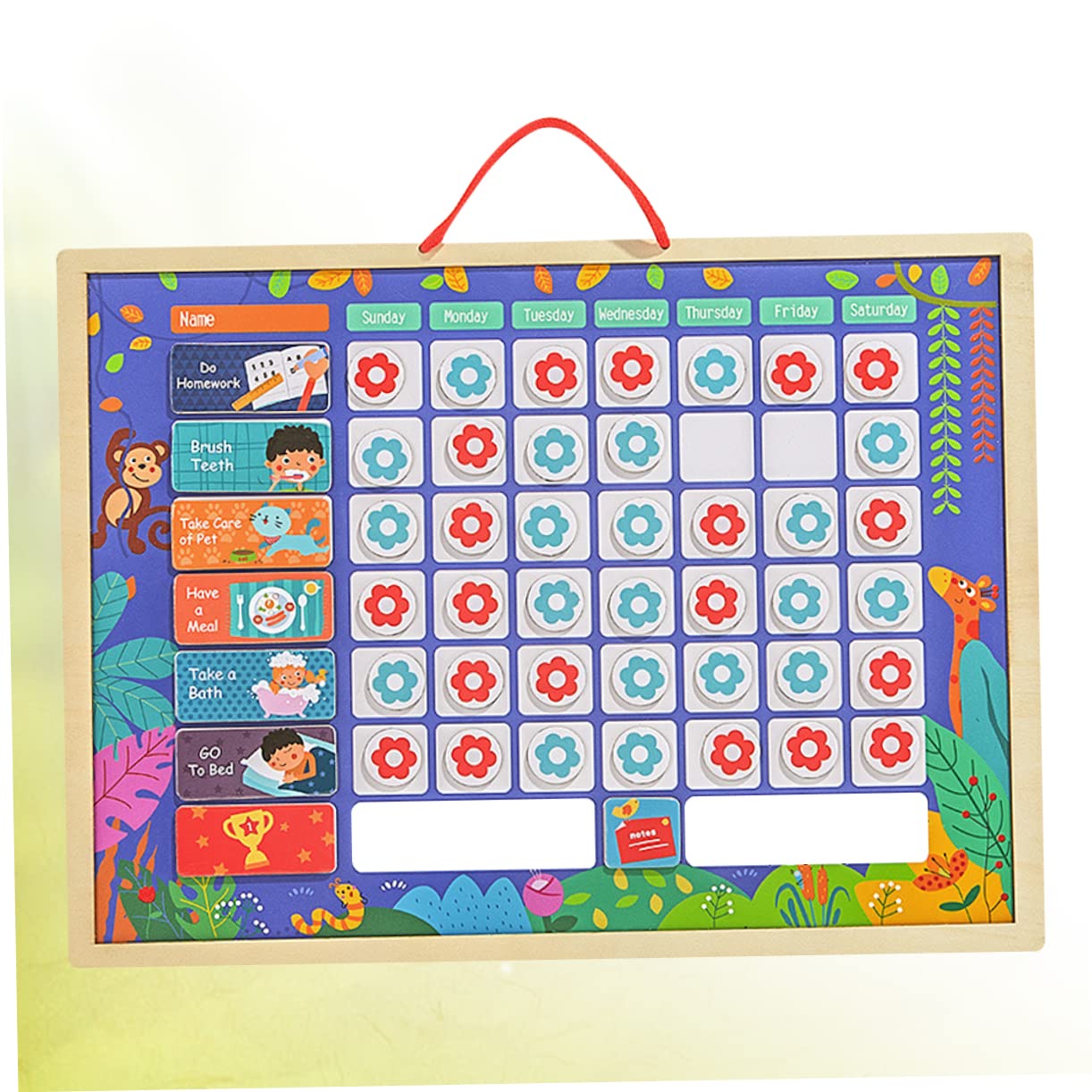 SEWACC Gráfico De Recompensas Para Tabla De Auto Disciplina y Registro De Crecimiento Para Fomentar Hábitos Positivos y Organización El Hogar