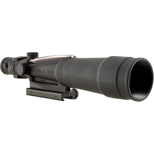 Trijicon ACOG 5.5 X 50 Scope Dual Illuminated Chevron .223 Ballistic Reticle, Red