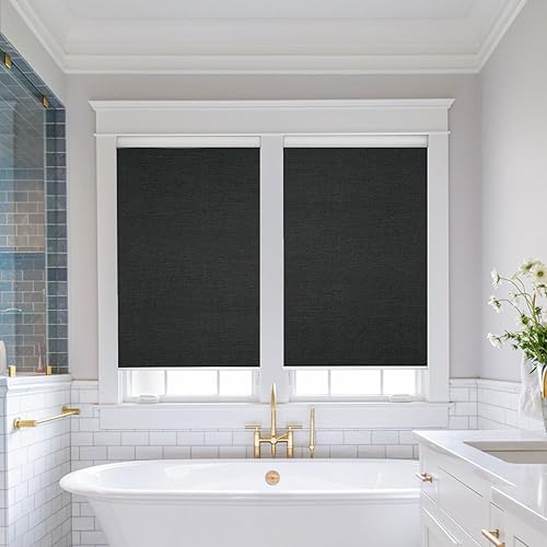 Miniatura 1 de Persianas enrollables motorizadas inteligentes mejoradas con cenefa integrada para ventanas, persianas eléctricas compatibles con Alexa y Google