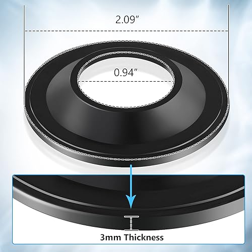 Miniatura 4 de Dreyoo Tapa de drenaje de baño con punta de punta y junta de tapón de bañera compatible con Kohler 1068204, cromado pulido