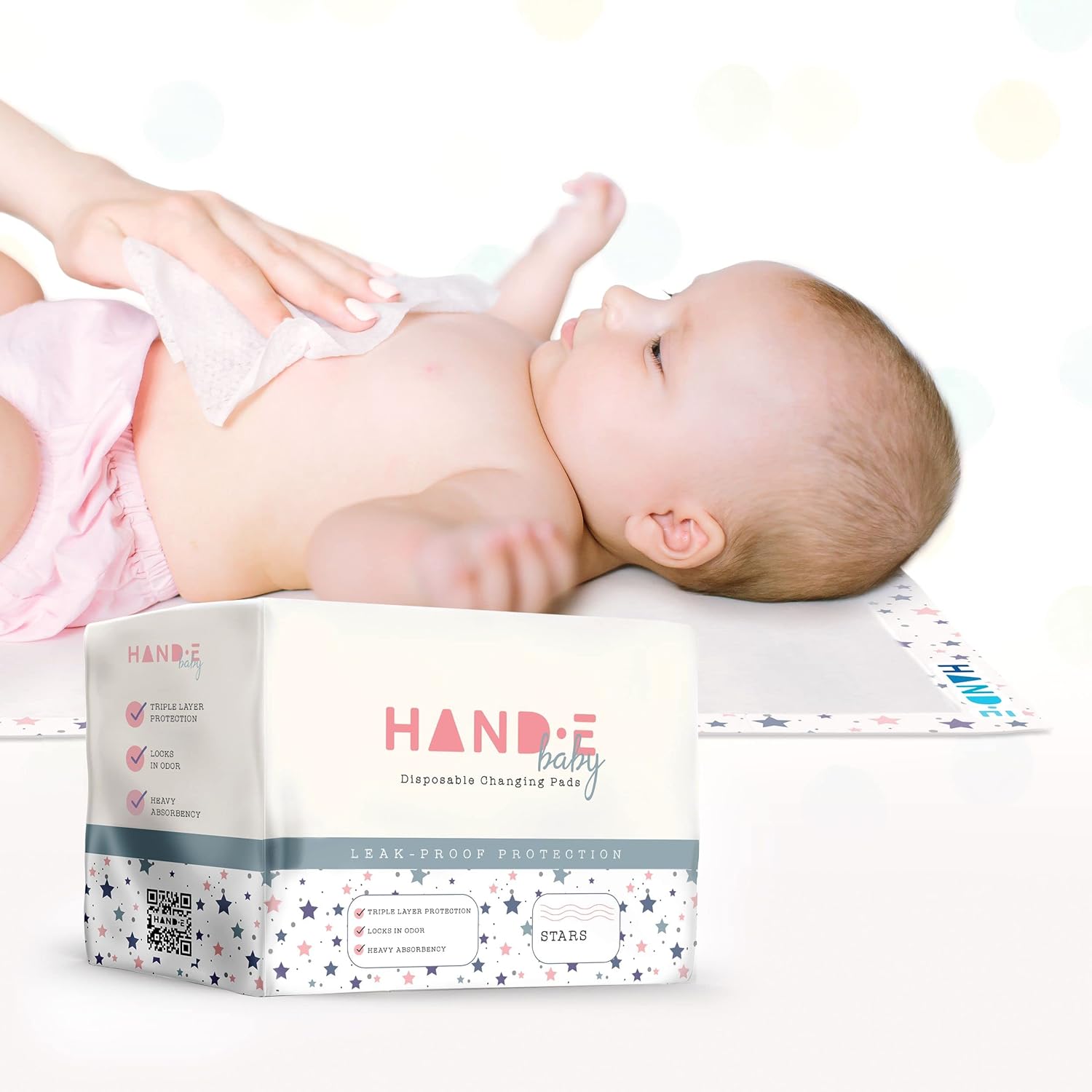 Waterproof Disposable Changing Pads for Baby Triple Layer