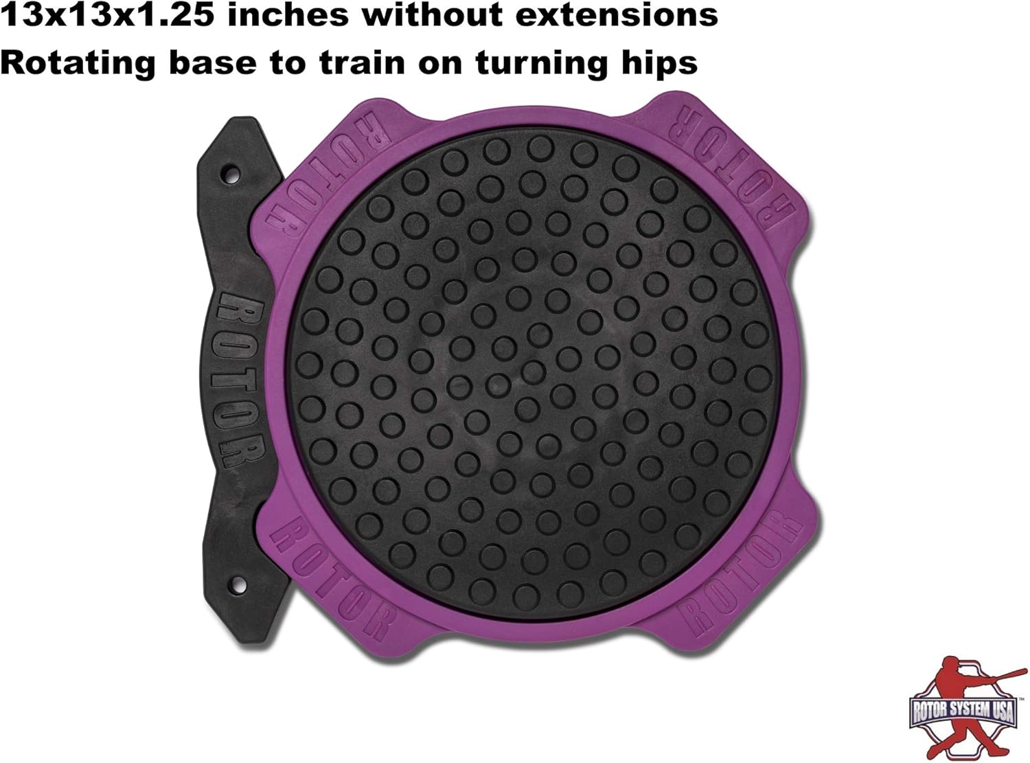 Swing Perfecting Batting Trainer for Softball and Baseball, Back Foot Rotation, Power Hitter Plate, Baseball Training Equipment - for All Ages