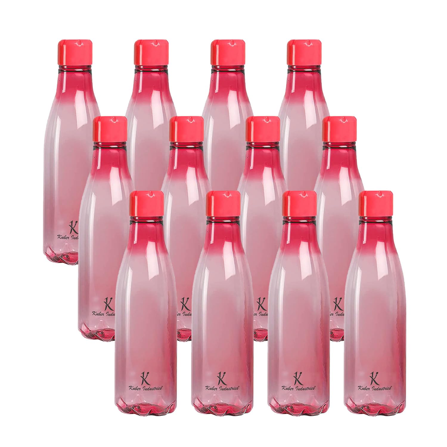 Kuber Industries BPA Free Plastic Water Bottles | Unbreakable, Leak Proof, 100% Food Grade Plastic | for Kids & Adults | Refrigerator Plastic Bottle Set of 4|Pink (Pack of 3) (B0CVDQ2KW3) Amazon Price History, Amazon Price Tracker