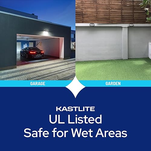 Miniatura 7 de KastLite Lámpara náutica para exteriores de montaje en pared, 9.5 W Energy Star 4000K, bombilla LED ovalada empotrada, luz de mamparo empotrado,