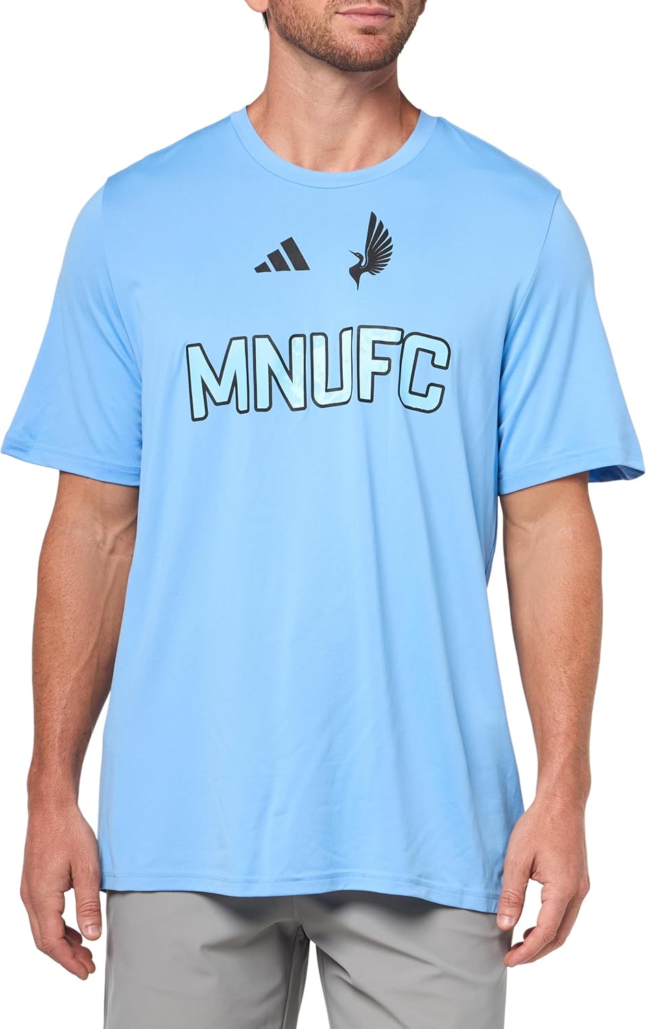 adidas Men's Minnesota United Fc Pre-Game Short Sleeve T-Shirt