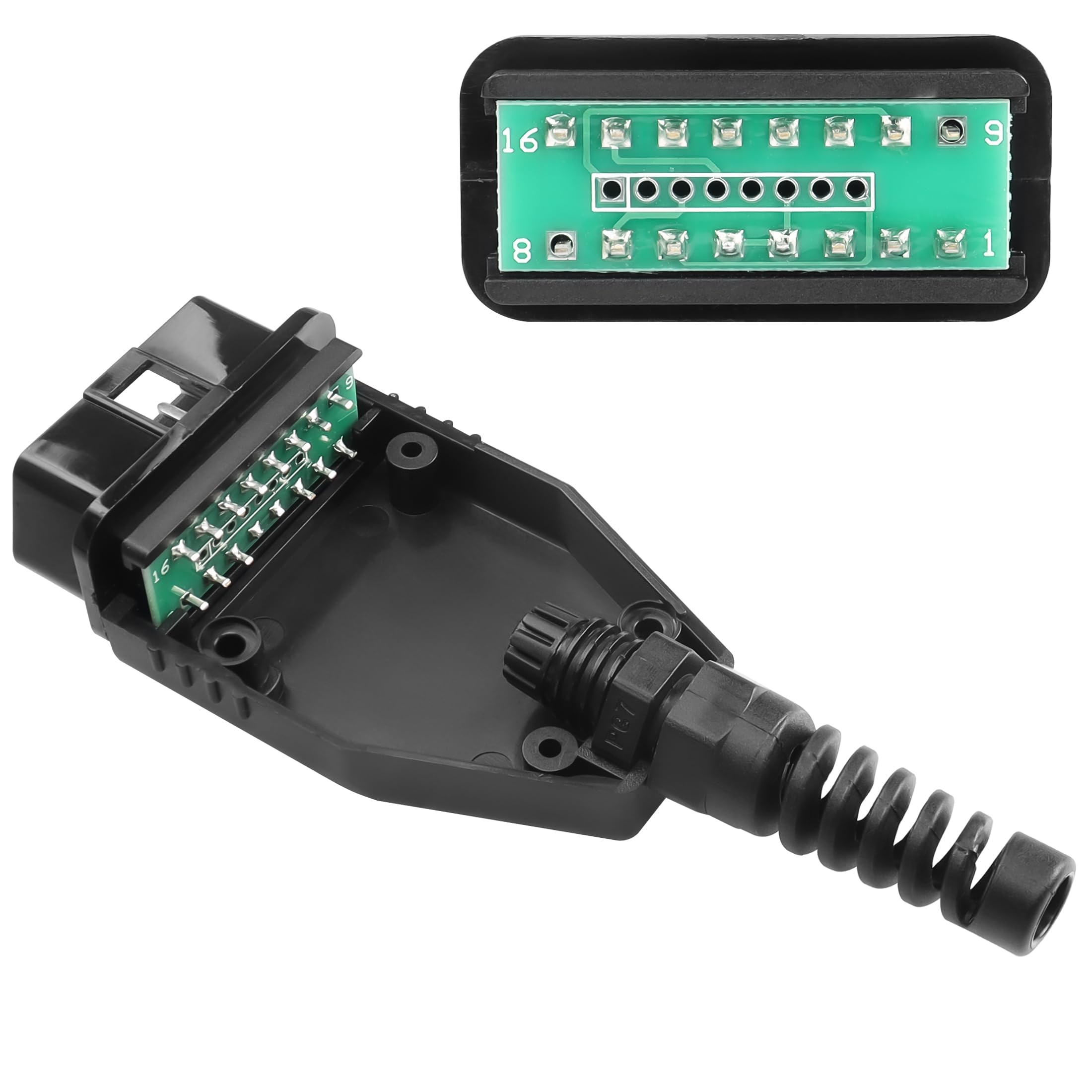 CERRXIAN Connettore OBD2 Per Auto A 16 Pin Adattatore Universale - 10