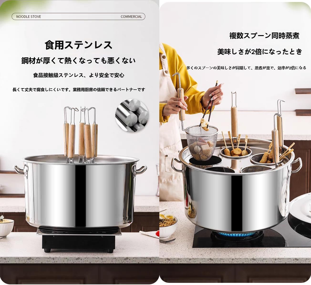 リン和膳居です銅鍋 銅しゃぶ鍋 両手鍋 純銅鍋 スープ鍋 純銅