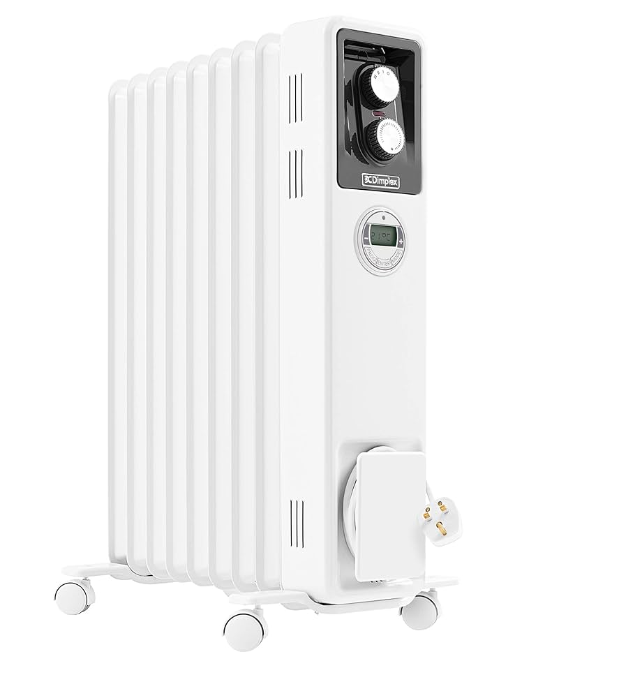 Dimplex ECR20Tie 2kW Portable Eco Radiator, Oil Free Column