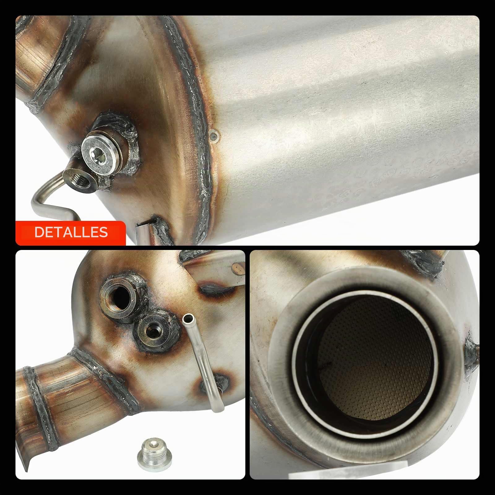 Frankberg Filtro de partículas diésel (DPF) 18307812279 | Compatible con: Serie 1 Convertible E88, Serie 1 E81, Serie 5 E60, Serie 3 Coupé E92, Serie 3 Touring E91, X1 E84