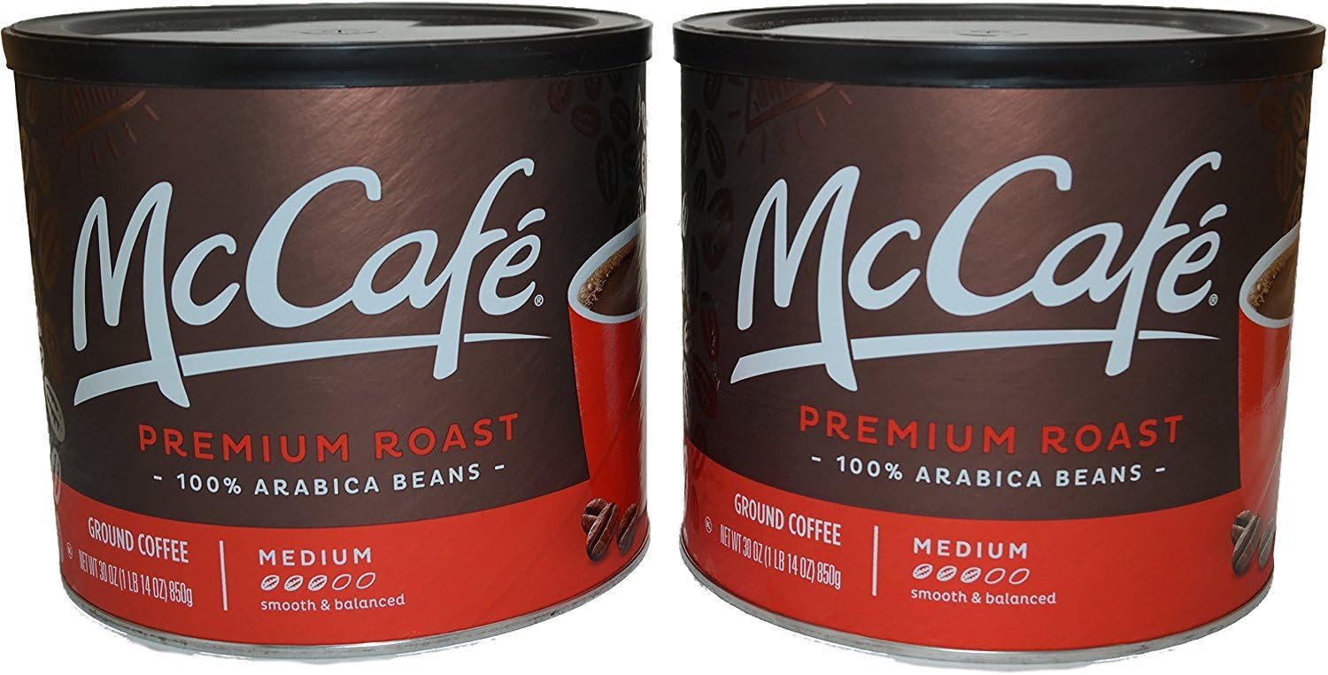 McCafe Premium Medium Roast Coffee, 30 Ounce (Pack of 2)
