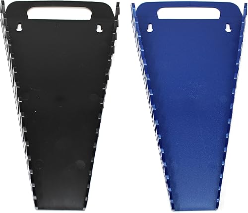 Kit de bandeja organizadora de llaves de agarre de 15 herramientas, 2 soportes portátiles de plástico para bandejas de agarre (kit de 2 piezas,