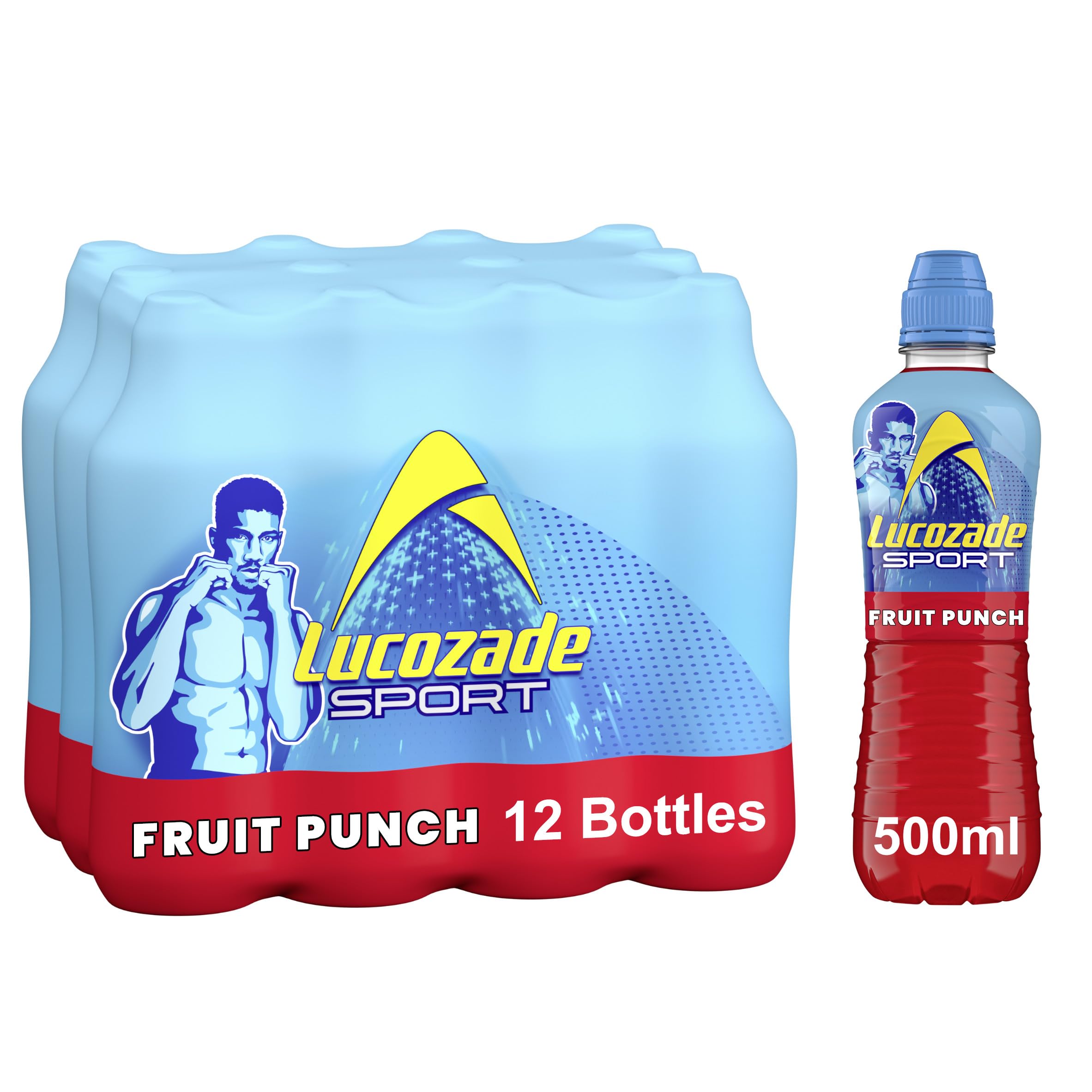 Sport Body Fuel - Fruit Punch 12x500ml| Isotonic sports drink, with Electrolytes and Vitamin B3 | Still | Bursting with Flavour