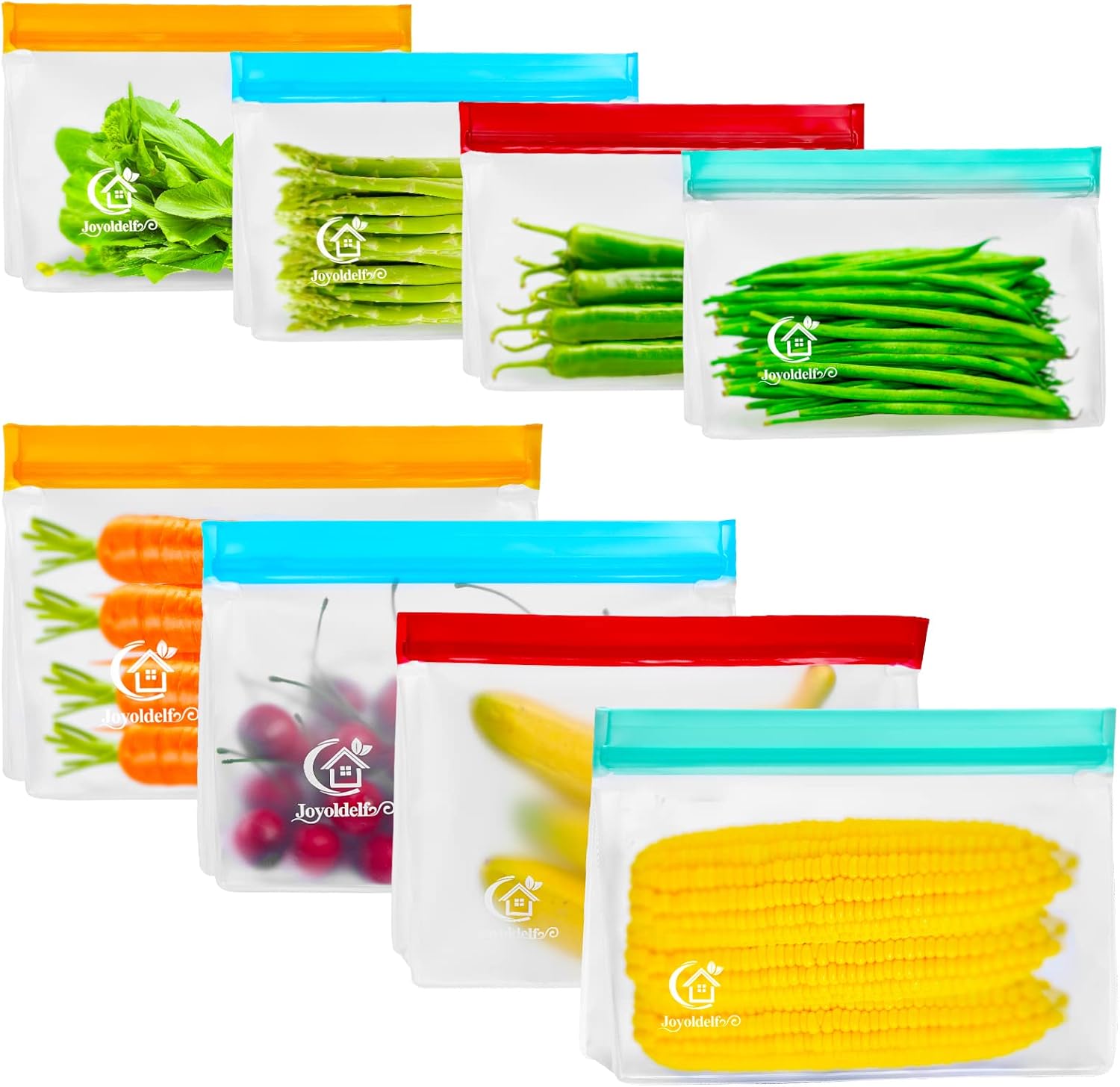 Joyoldelf 8 Pieces Bolsas Para Congelar Alimentos de 2 71V7RBukY7L. AC SL1500 -