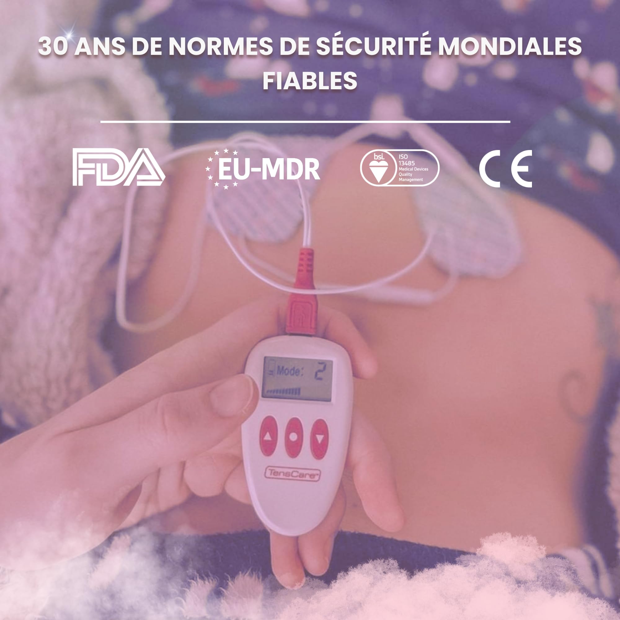 Tenscare Ova+ Soulagement Des Règles Douloureuses Endométriose/Fibrome Efficace/Naturel | Aide à soulager les douleurs menstruelles, notamment en cas d'endométriose ou de fibromes, sans médicaments