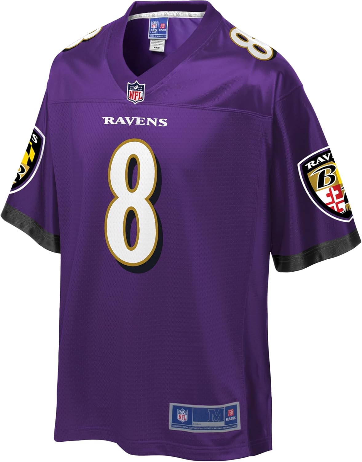NFL PRO LINE Men's Lamar Jackson Purple Baltimore Ravens Team Jersey - Image 2
