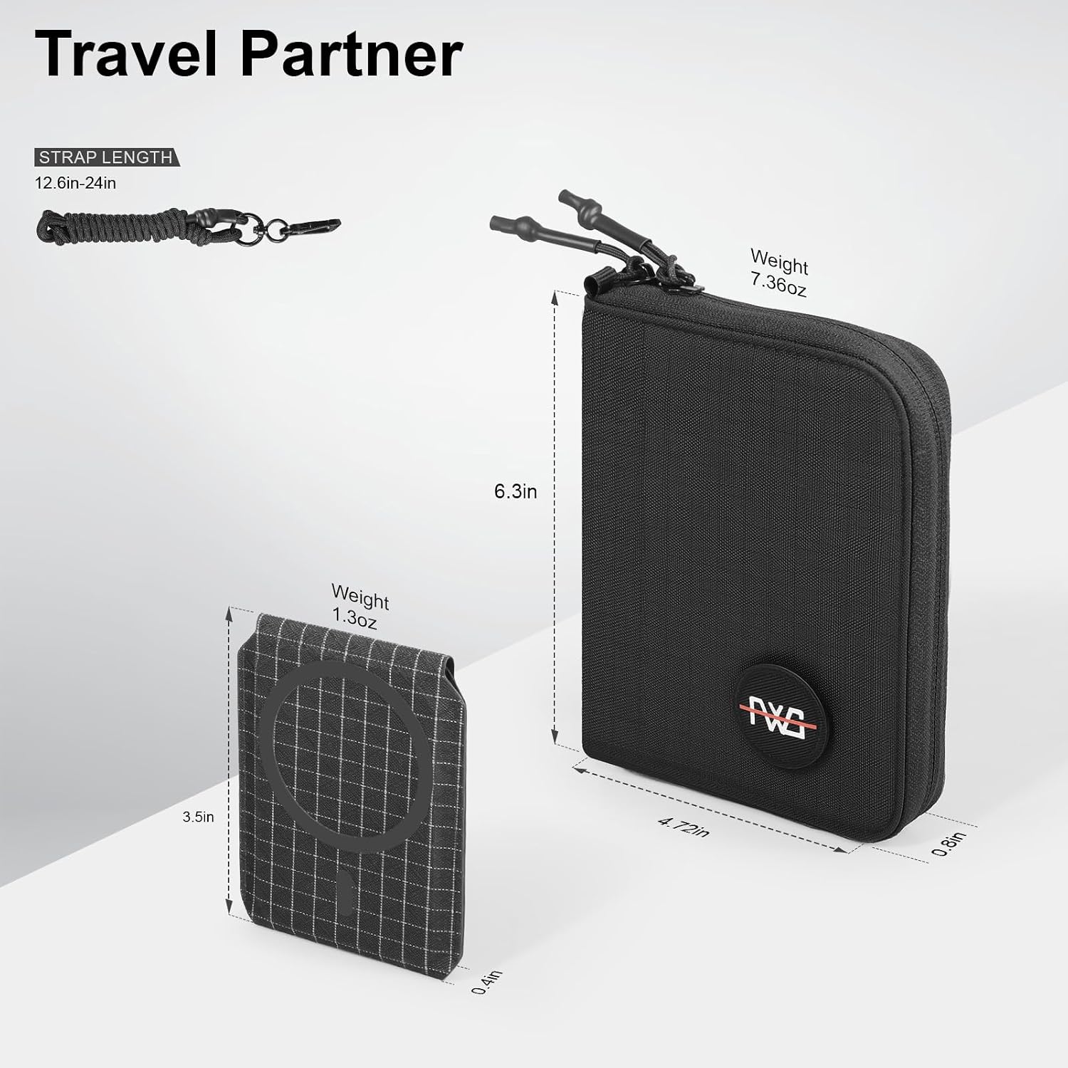 RFID Blocking Passport Holder & Magsafe Wallet with Stand