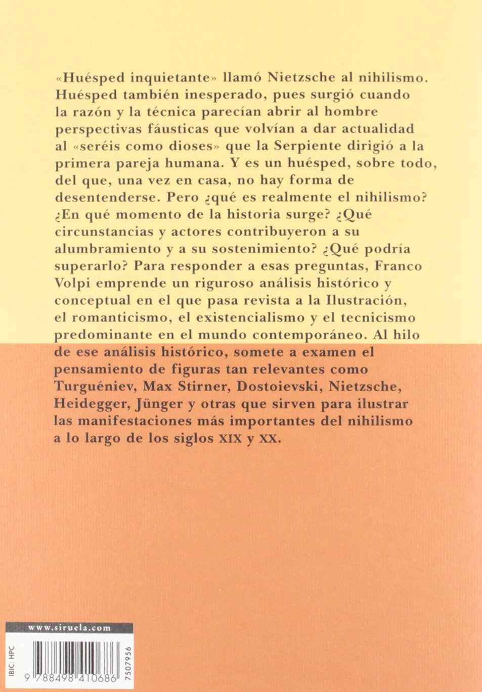 El nihilismo: 56 (Biblioteca de Ensayo / Serie mayor)