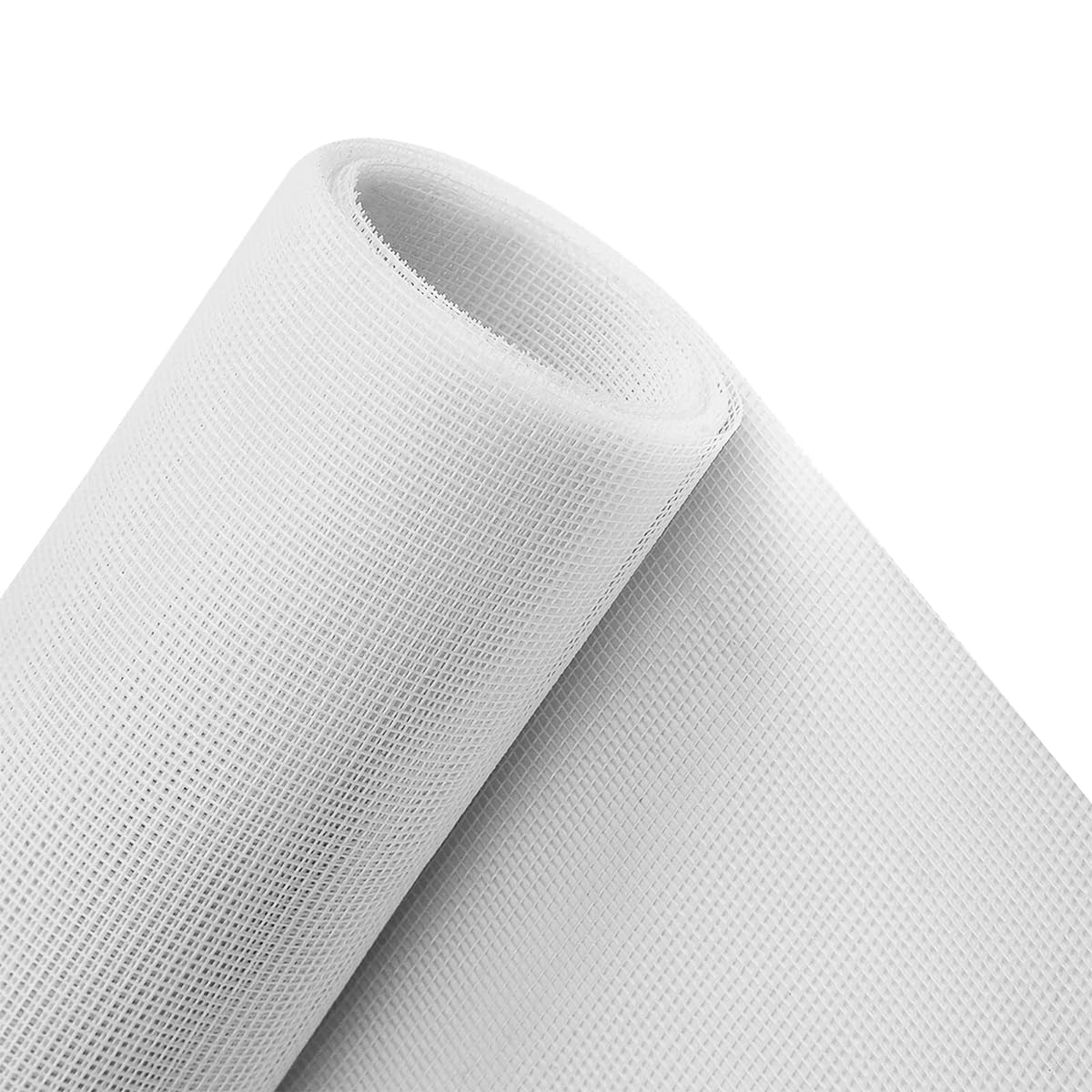 Moustiquaire de porte-fenêtre en nylon anti-déchirure, maille blanche de remplacement DIY