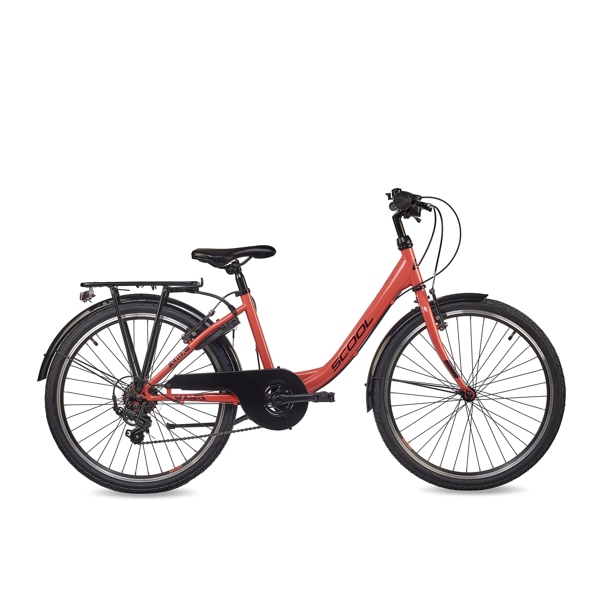 S’COOL Kinderfahrrad 20, 24, 26 Zoll, 6-Gang Kettenschaltung, Chix, Körpergröße 115–165 cm, 6–14 Jahre, Schulweg & Alltag, für Jungen & Mädchen